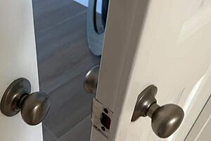 Homemade milf with big clit masturbates while you watch from the corner