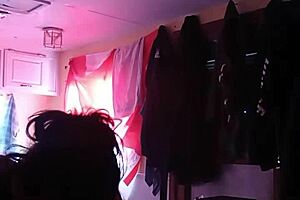 This slut sucks a deep load of cum