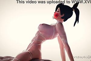 Overwatch Mercy Beauty Queen Enjoys Missionary Sex Visuals