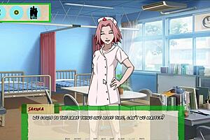 Jikage Rising Arc 2 Ep 16 Features Big Tits Kunoishi in Cartoon Game