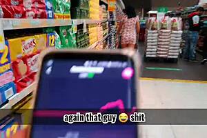 martinasmith fingers and squirts at the mall in public!