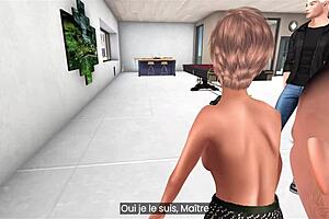 French Slut Housewife Fucked Hard by Stepson in 3D Cartoon