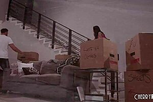 Moving day turns into hardcore anal with Katrina Colt