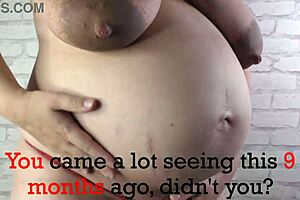 Your Big-Boobed 9-Month Pregnant Wife Fuels Cuckold Fantasies - Milky Mari Compilation