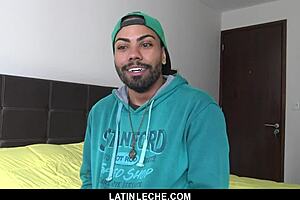 latinleche - fit black latino sucks and fucks a big dick in pov