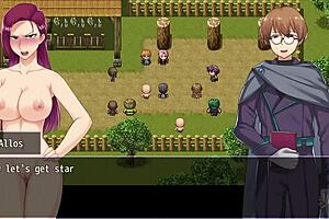 hrpg fallen features makina exploring the city of ruin in hentai adventure.