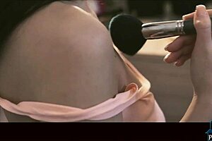 Big Breasted Euro Babe Exposes Tits While Undressing.