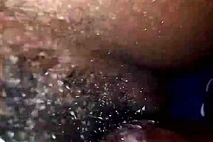 Curvy housewife gets drilled with pants on in dorm. Her pretty brunette body shines through.