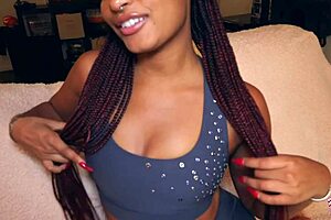 horny addis fouche comes over for rough teasing and nasty fucking