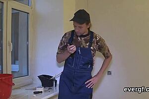 Broke Dude Lets Slutty Friend Ride Ex-Girlfriend For Hard Cash!