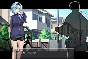 Busty Delivery Worker Exposed with Big Tits