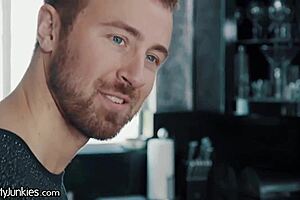 busty step-sister lena paul spied on by bro while riding 😍