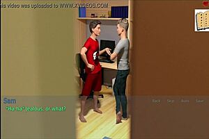 a wife and her stepmother in a game