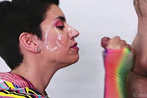 Cum with Pride in Hot Mouth Action