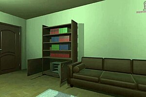 fat teen anime girl rides cock in titjob room escape 5