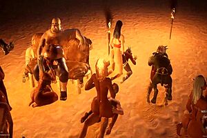 Wild 3D Anime Orgy Group