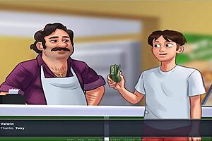 Summer Time Saga Unc Part 36 - Beach Fun with Anime Characters. Hentai Action Unfolds in Wild Cartoon Scenes!