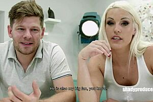 Blanche Bradburry Gets Tits Fucked by Huge Dick in Group Scene