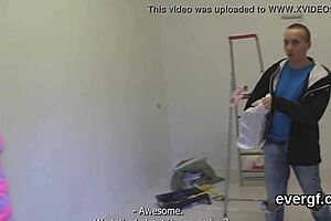 Broke Dude Lets Slutty Friend Ride Ex-Girlfriend For Hard Cash!