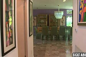 Petite stepdaughter Giselle Leon got railed hard. That perverted stepdad couldn't resist her tight body in lingerie.