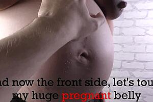 Your Big-Boobed 9-Month Pregnant Wife Fuels Cuckold Fantasies - Milky Mari Compilation