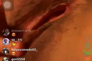 Enjoying the live stream on Instagram