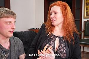 Stepson, you're not ready, but come here for taboo redhead sex