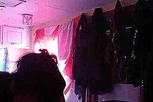 This slut sucks a deep load of cum