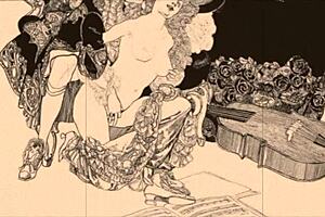 vintage erotic drawings