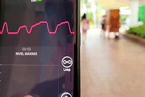 martinasmith fingers and squirts at the mall in public!