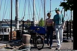 retro teen 18+ couple bangs hardcore in vintage style 😍