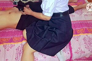 using sex toy to tease my hairy thai girlfriend. can't resist watching her squirm with every touch.