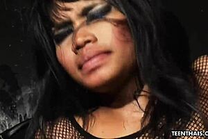 Man, these Thai brunette sluts are wild in raunchy BDSM threesome!