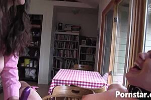 Isla Gold as sexy maid serves with strap-on! 🔥