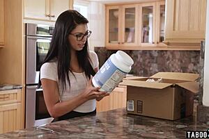 Cute Gina Valentina's First Blowbang with Five Big Cocks