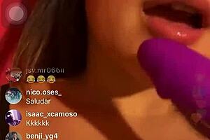 Enjoying the live stream on Instagram