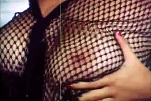 Vintage MILF flaunts big hairy tits