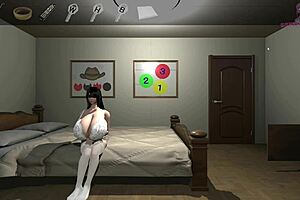 fat teen anime girl rides cock in titjob room escape 5