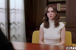 Milfy principal Ellie teaches the naughty student an important lesson