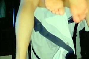 When alone, neighbor gives cock I love, ending in squirt orgasm