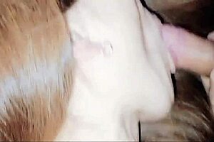 japanese mature woman shows amazing blowjob skills