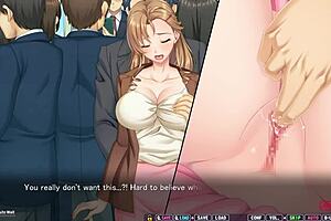 Watch me fuck my horny ex-classmate trophy wife on this crowded train!