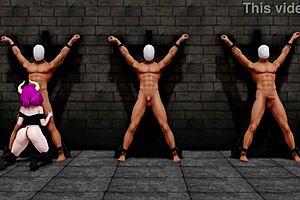 Aura Plays With Her Man Toys