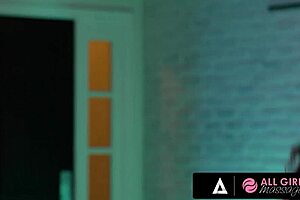 just saw liv revamped at all girl massage pleasing her client down there.