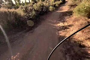 Neva the dead racer music video with blonde petite