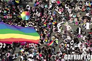 Pride celebration with Dylan Hayes and Ty Roderick in a steamy encounter.