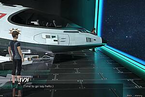 yo, wanna check out this hot milf's nip slip in 3d cartoon space?