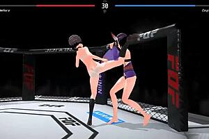 Cute Ladies In Fight Or Fuck Hentai Game