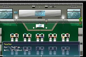 apostle joi hentai game ep 1: asian student loses virginity in closet while teachers cheat