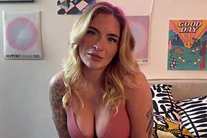 Caught masturbating, she begs me to fuck her